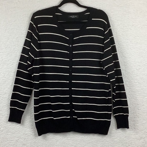 August Silk Women’s Cardigan Sweater, Lg. - Picture 1 of 8